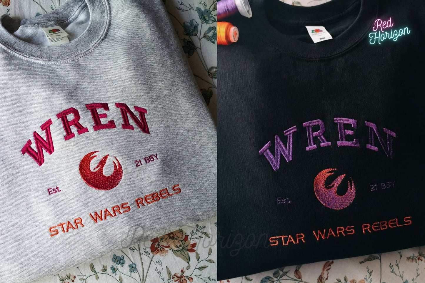 Wren - Red Horizon Embroidery