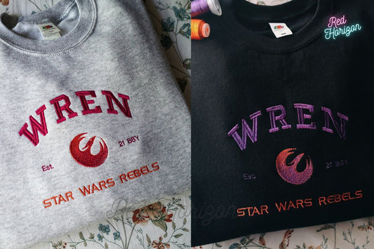 Wren - Red Horizon Embroidery