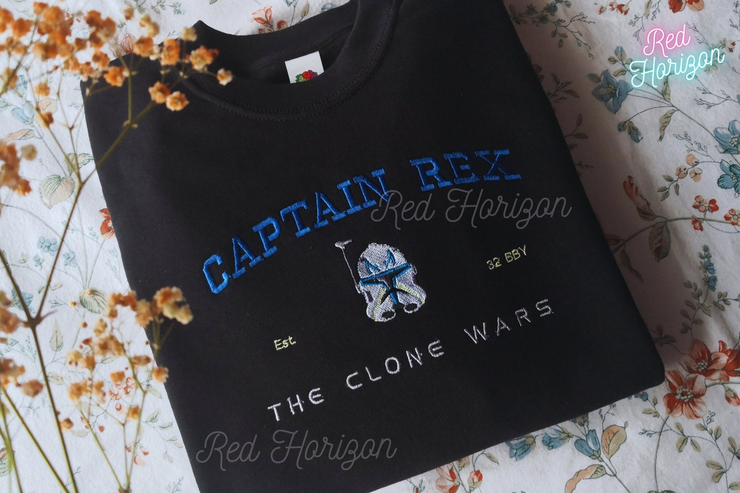 Captain Rex - Red Horizon Embroidery