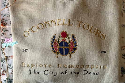 🧟♂️The Mummy 🧟♂️ - Red Horizon Embroidery