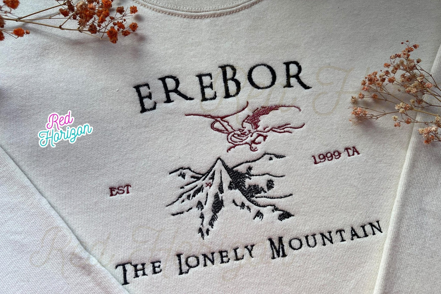🏔️Erebor 🏔️ - Red Horizon Embroidery