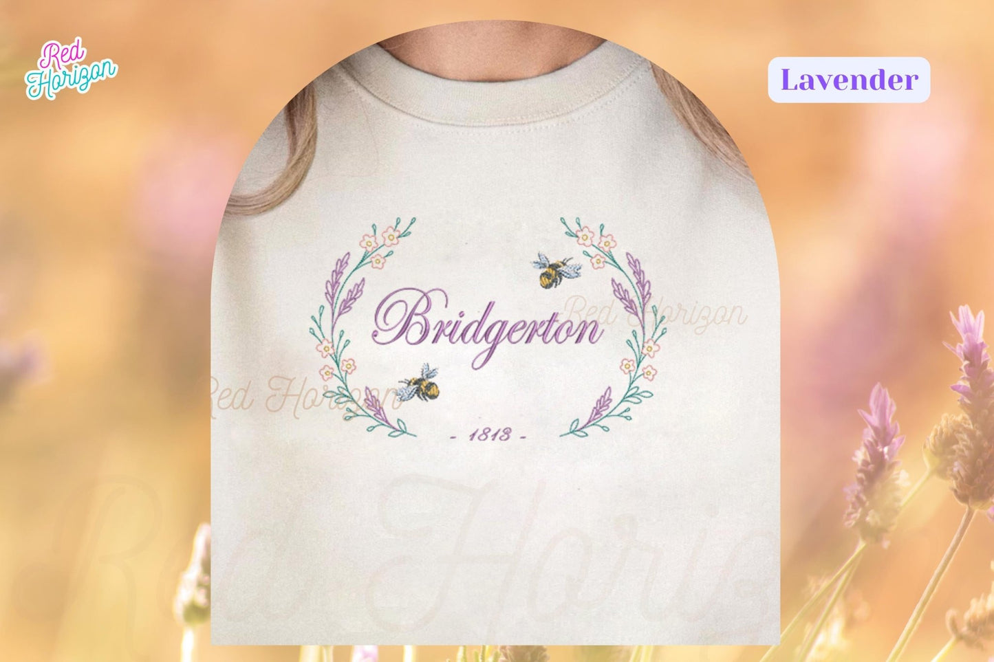 🪻Bridgerton 🪻 - Red Horizon Embroidery