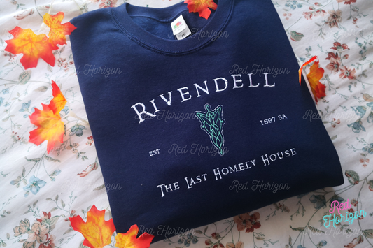 Rivendell 🍃– Sudadera bordada El último refugio
