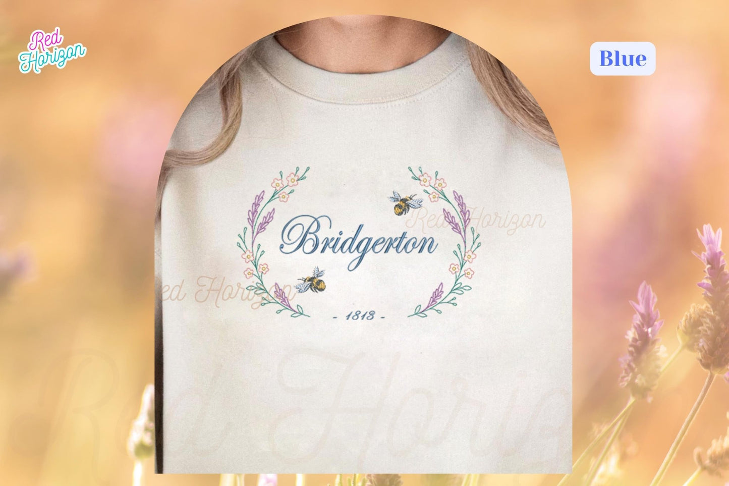 🪻Bridgerton 🪻 - Red Horizon Embroidery