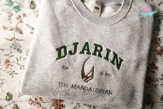 Djarin - Red Horizon Embroidery