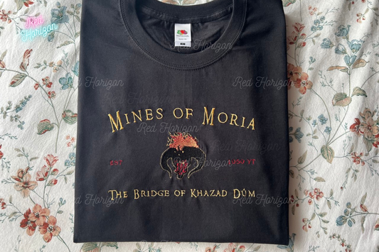 Minas de Moria 🔥– Sudadera bordada El Balrog de Khazad-dûm