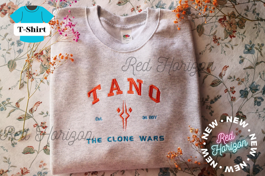 Besticktes Ahsoka Tano-Sweatshirt für Unisex-Erwachsene – Repräsentiere die Clone Wars mit Stil!