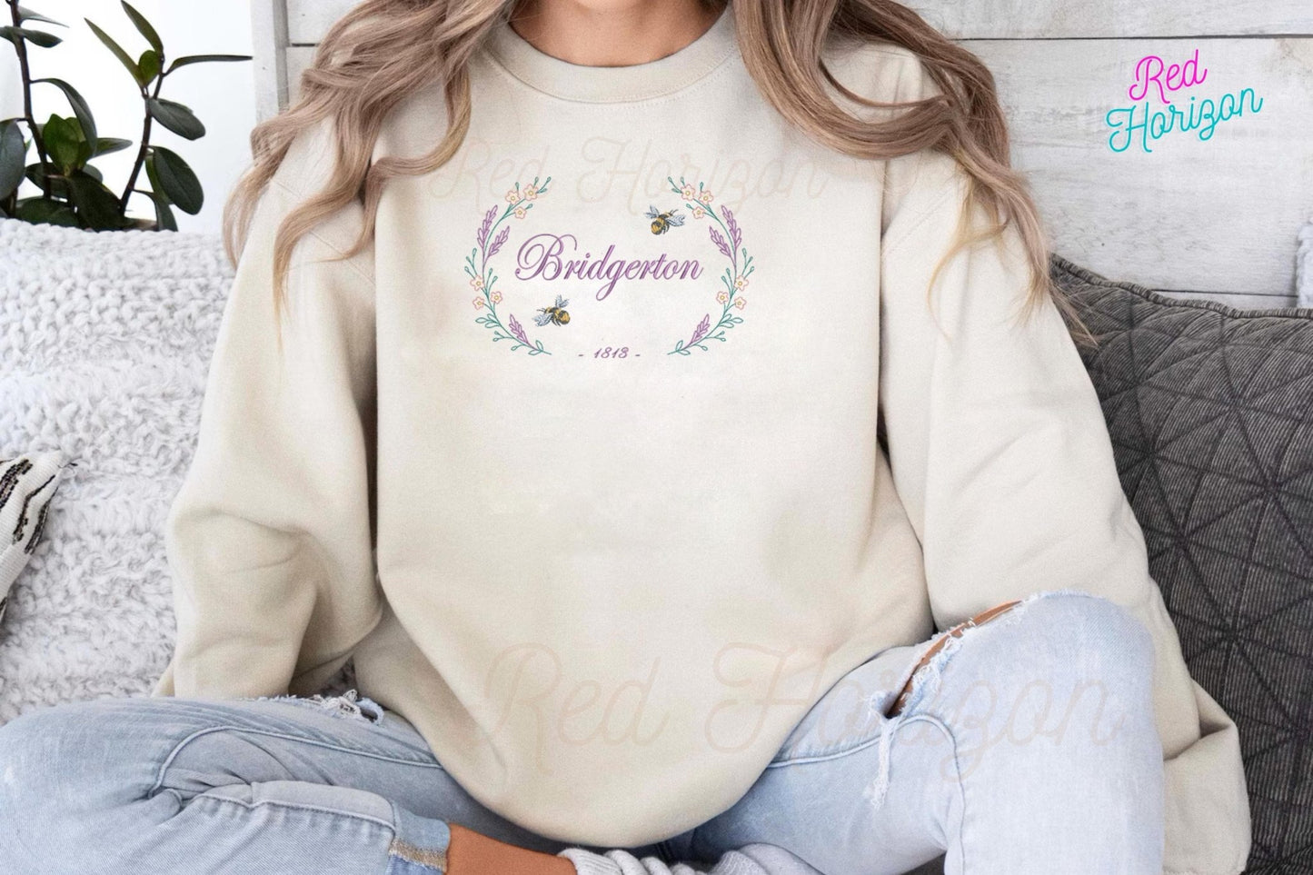 🪻Bridgerton 🪻 - Red Horizon Embroidery