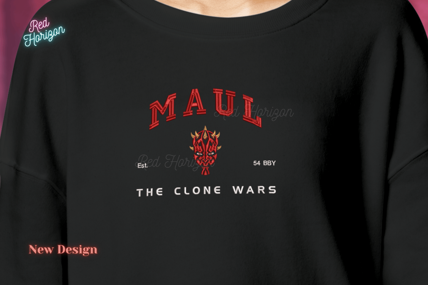 👹Maul👹 - Red Horizon Embroidery
