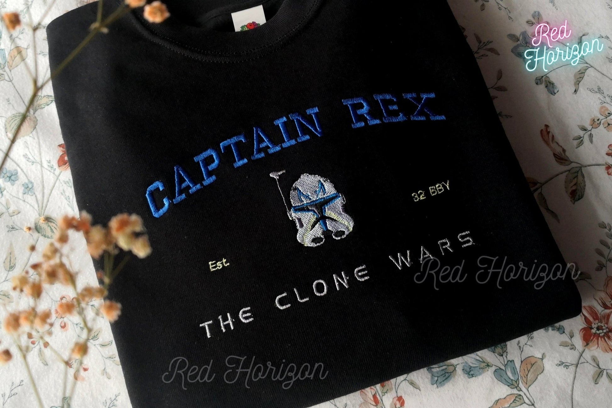 Captain Rex - Red Horizon Embroidery