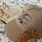 Erebor – Embroidered cap inspired by Smaug and the Lonely Mountain