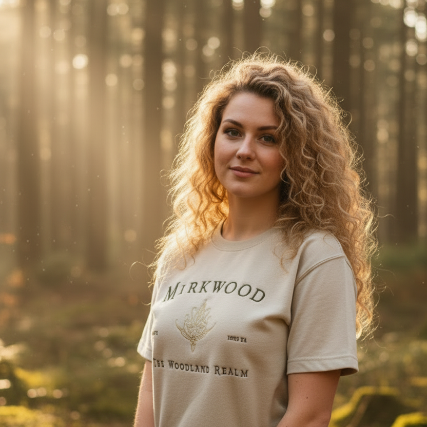 Besticktes T-Shirt Düsterwald – Der Schwarzwald