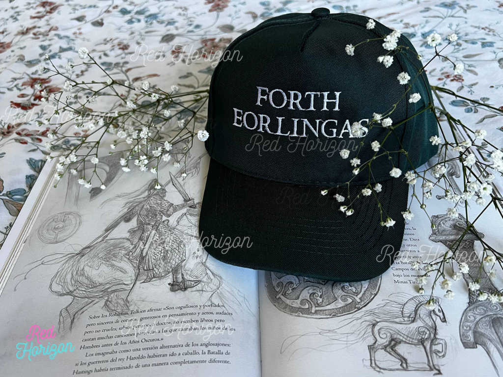 Forth Eorlingas – Gorra bordada inspirada en Espíritu de Rohan