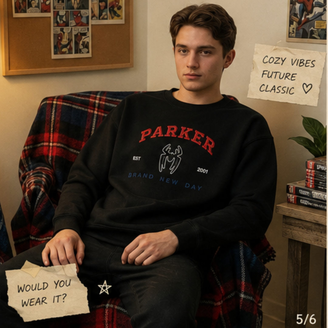 Cars-Sweatshirt – Vintage Racing Edition Stickerei