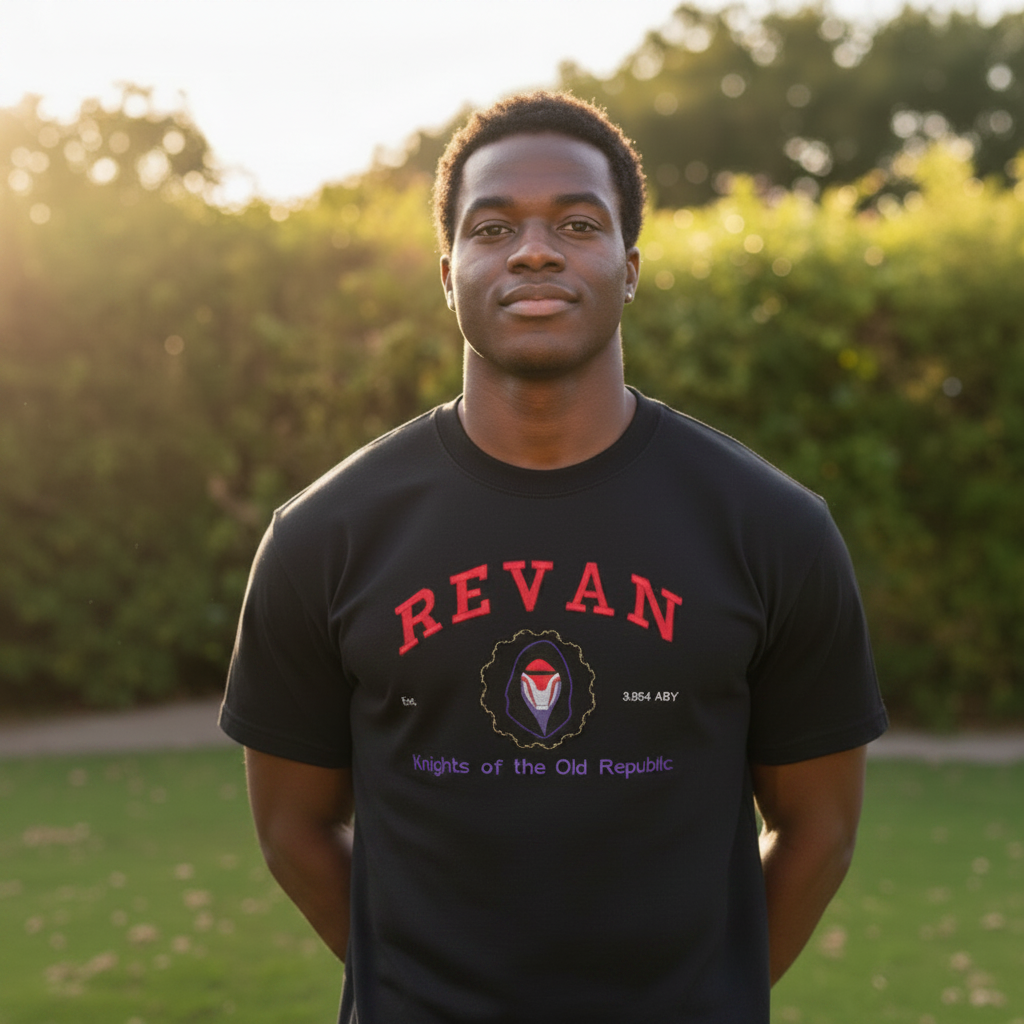 Darth Revan T-Shirt – Star Wars KOTOR Stickerei