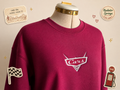 Cars-Sweatshirt – Vintage Racing Edition Stickerei