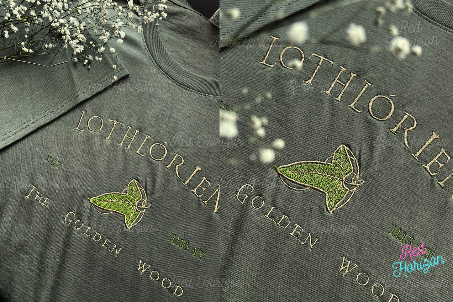 Camiseta Lothlórien | Inspirada en el bosque dorado
