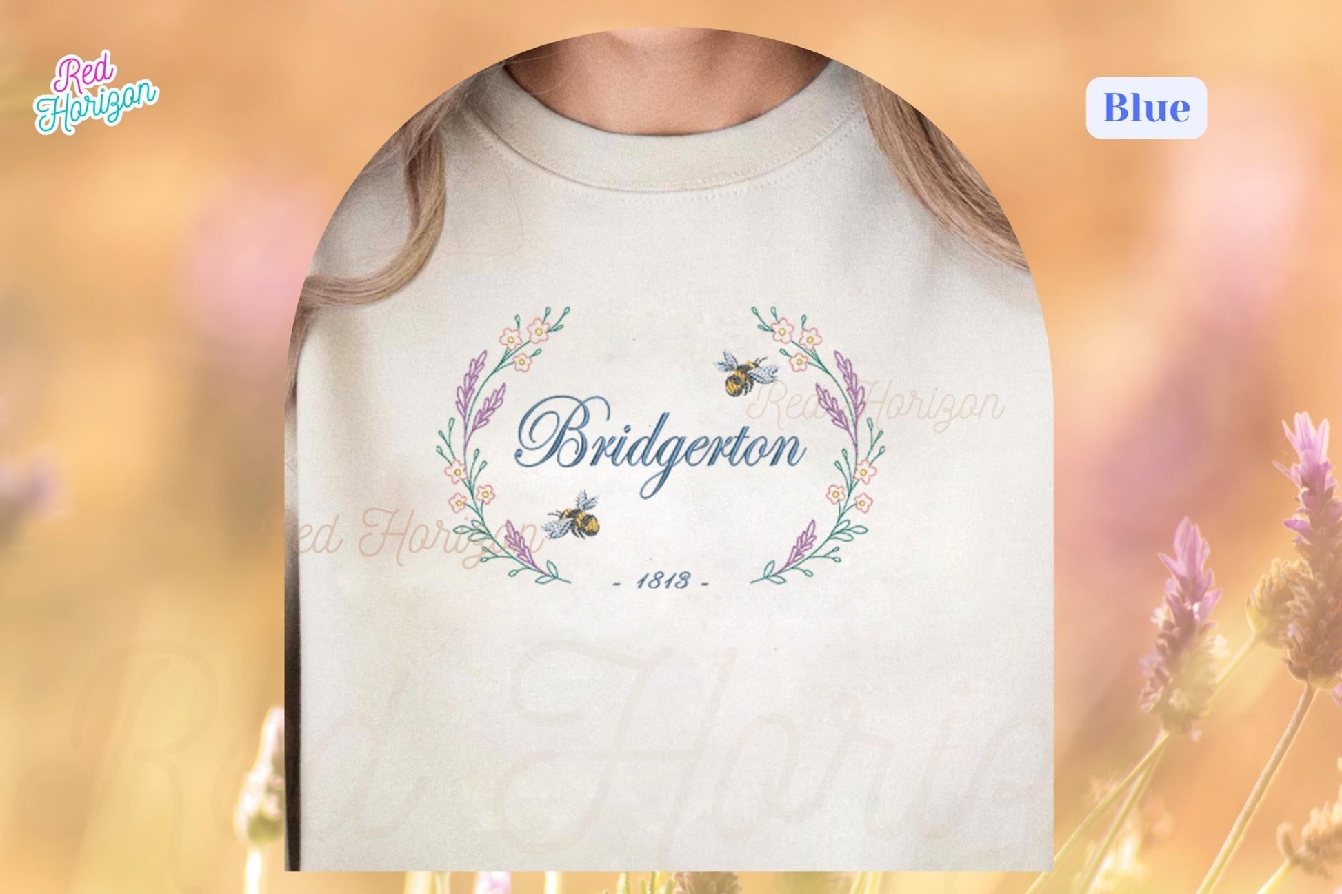 🪻Bridgerton 🪻 - Red Horizon Embroidery