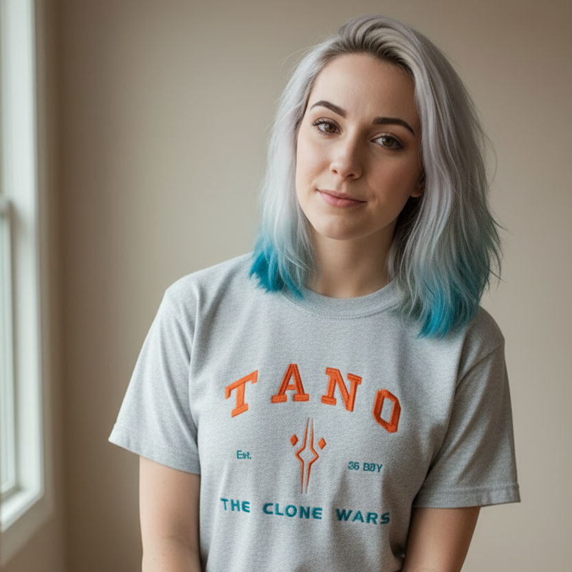 Camiseta Ahsoka Tano – Bordado Star Wars