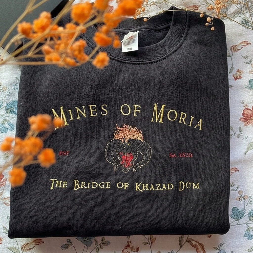 Moria Mines T-shirt-
 The Balrog of Khazad-dûm