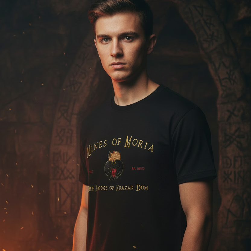 Moria Mines T-shirt-
 The Balrog of Khazad-dûm