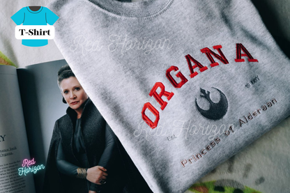 Leia Organa T-shirt – Star Wars Embroidery