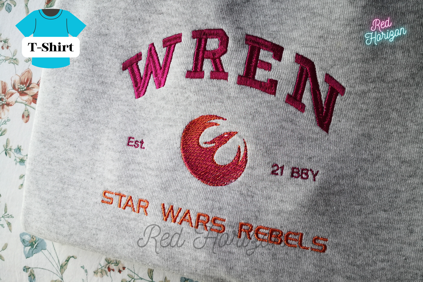 Camiseta Sabine Wren – Bordado Star Wars Rebels