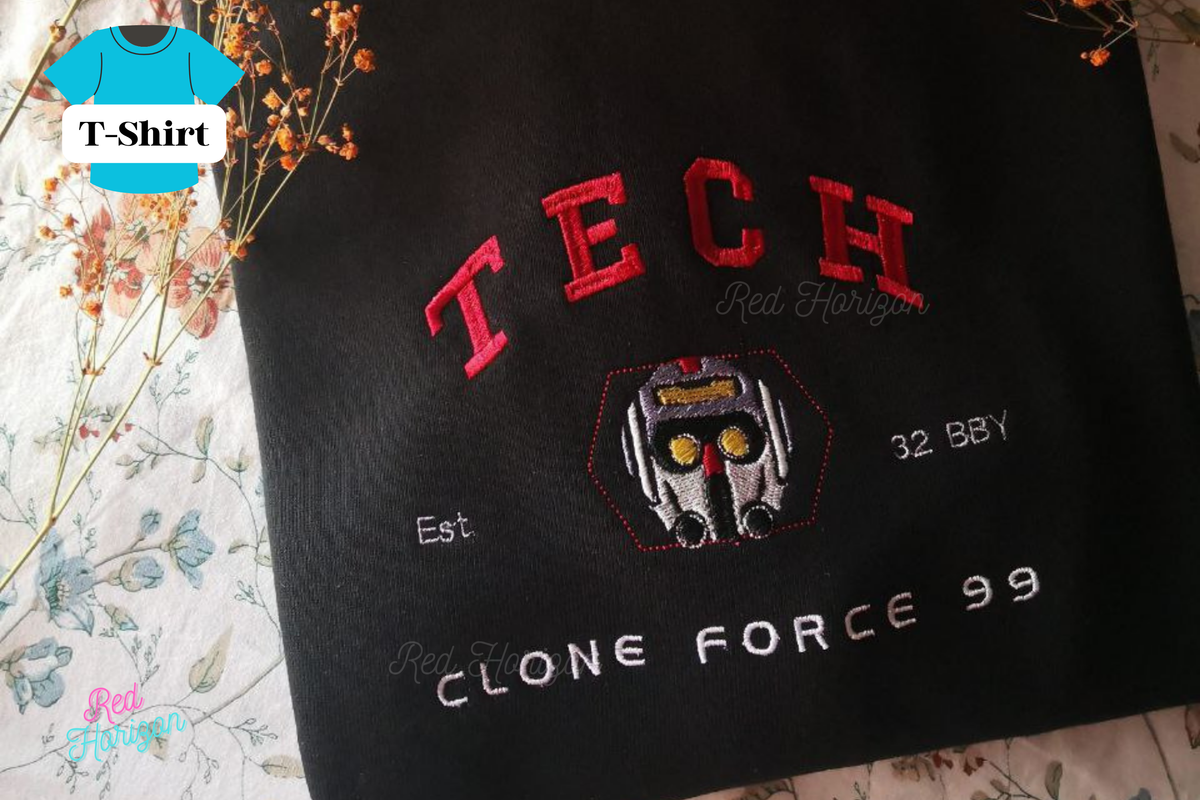 T-Shirt The Bad Batch – Star Wars Stickerei