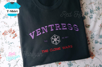 Camiseta Asajj Ventress – Bordado Star Wars The Clone Wars