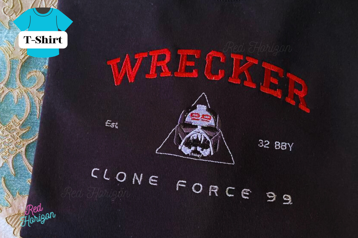 T-Shirt The Bad Batch – Star Wars Stickerei