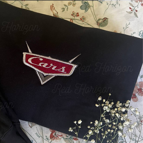Cars T-shirt – Embroidered Vintage Racing Edition