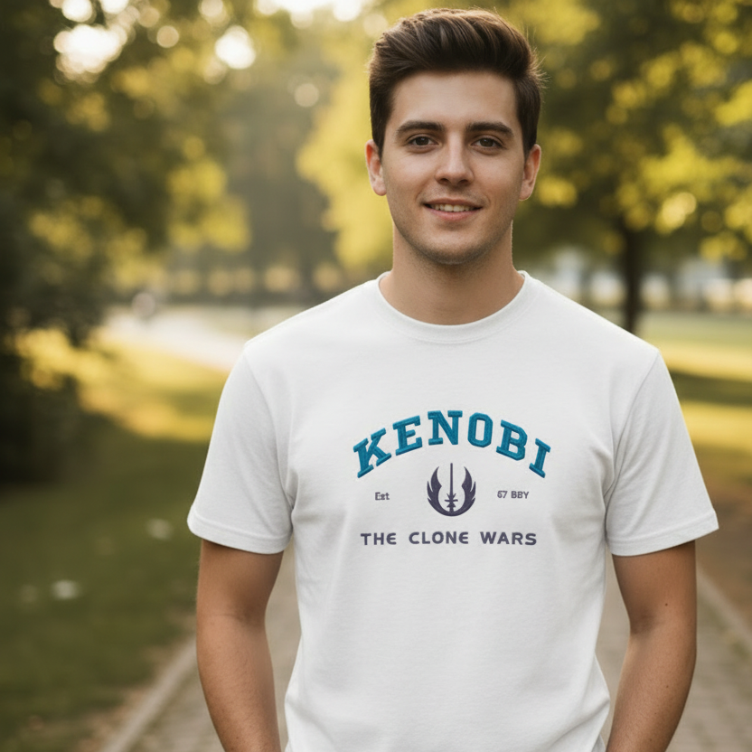 Obi-Wan Kenobi T-Shirt - Star Wars Embroidery