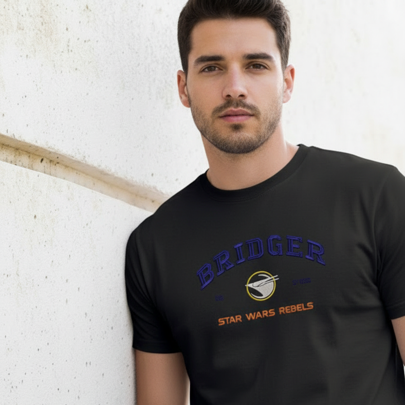 T-Shirt Ezra Bridger – Gesticktes Star Wars Rebels