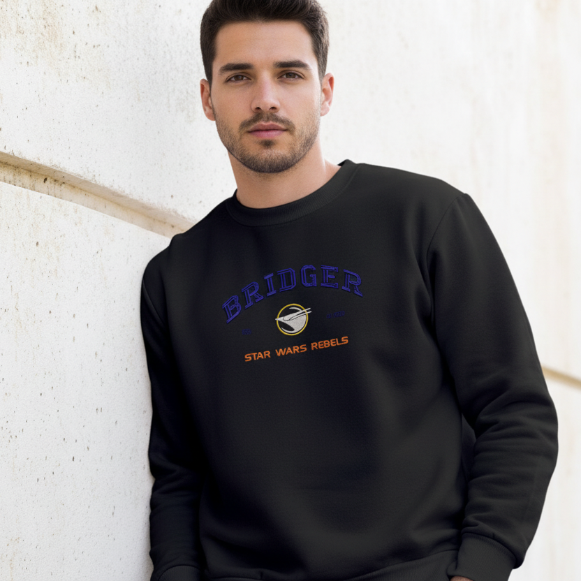 Galaktisches besticktes Sweatshirt: Entfessle den Rebellengeist – Wren, Syndulla, Kanan, Ezra von Star Wars Rebels