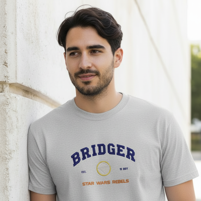 T-Shirt Ezra Bridger – Gesticktes Star Wars Rebels