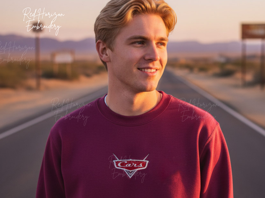 Sudadera Cars – Bordado Vintage Racing Edition