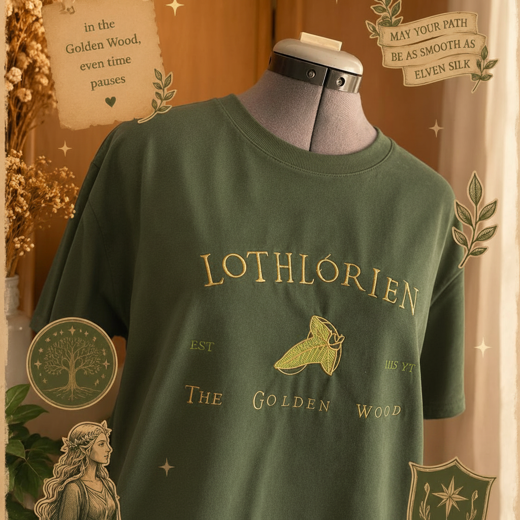 Lothlórien T-Shirt | Inspired by the golden forest