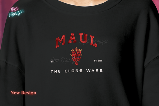 👹Maul👹 - Red Horizon Embroidery
