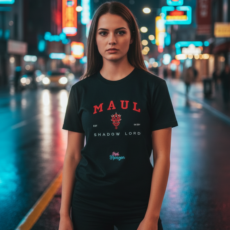 Darth Maul T-Shirt – Star Wars Stickerei