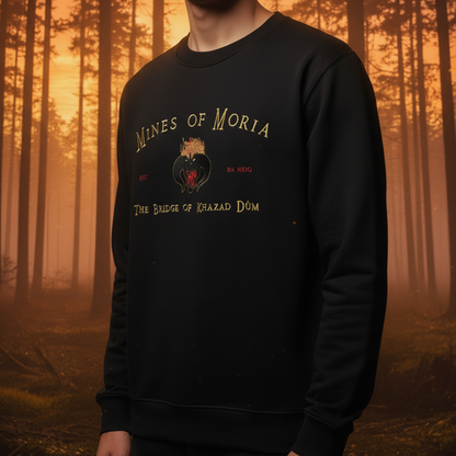 Minas de Moria 🔥– Sudadera bordada El Balrog de Khazad-dûm