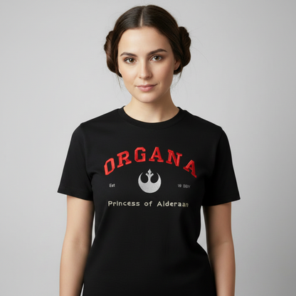 Leia Organa T-shirt – Star Wars Embroidery