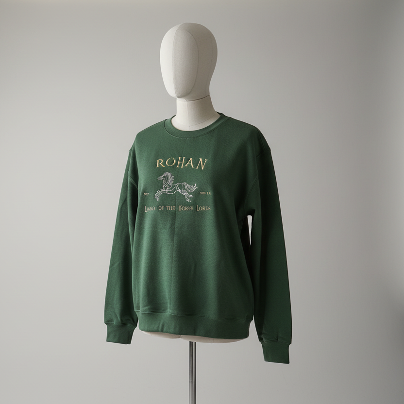 Rohan 🐴 – Rohirrim-inspiriertes besticktes Sweatshirt
