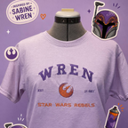 T-Shirt Sabine Wren – Besticktes Star Wars Rebels