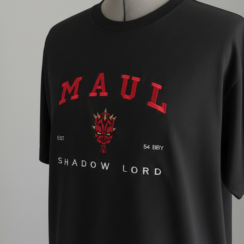 Darth Maul T-Shirt – Star Wars Stickerei